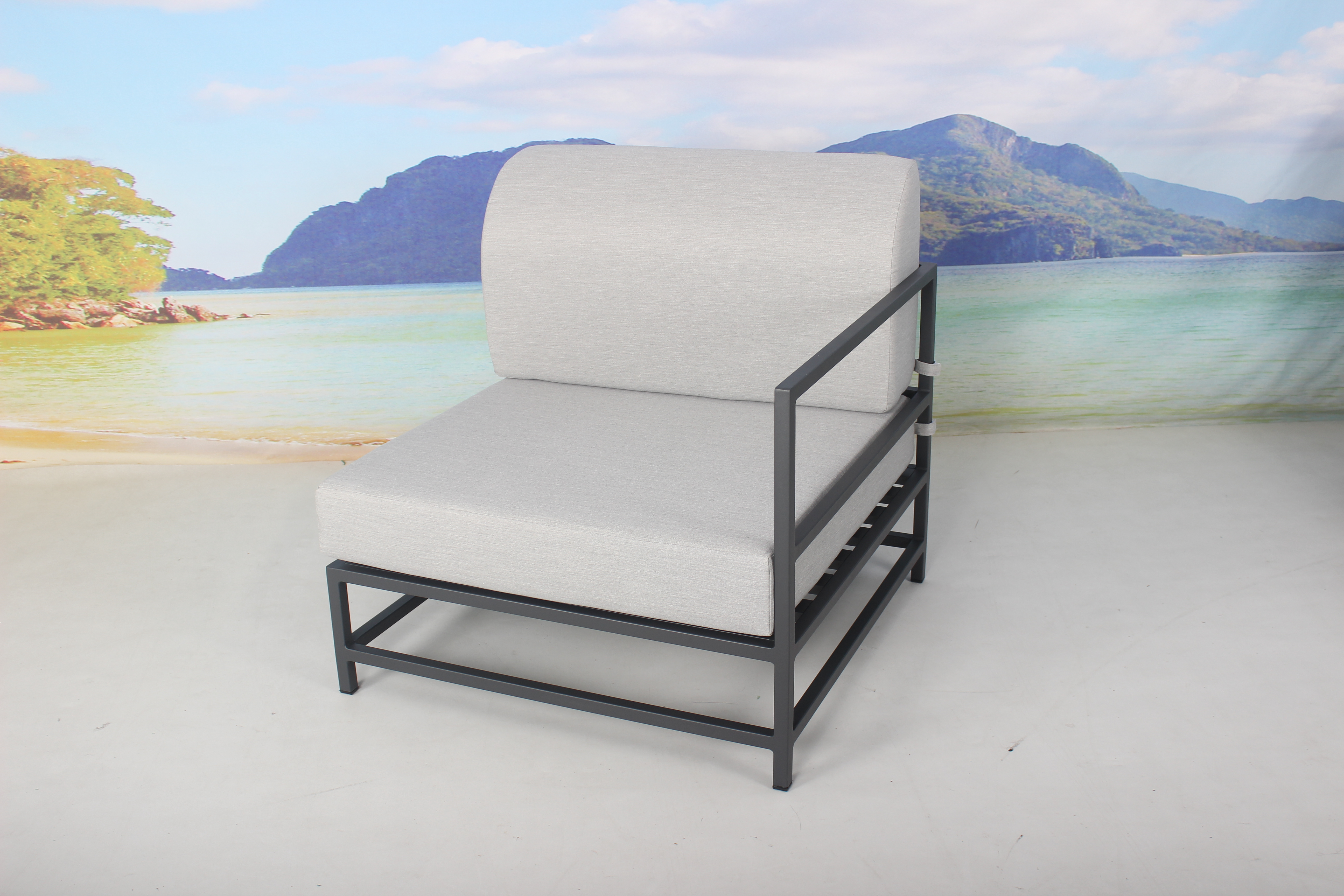 Aluminum outdoor modular lounge sofa set