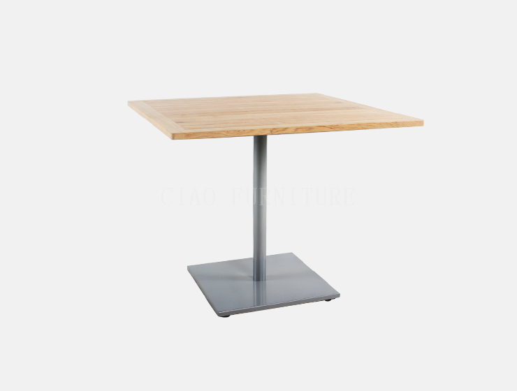 square wood modern Outdoor bar table