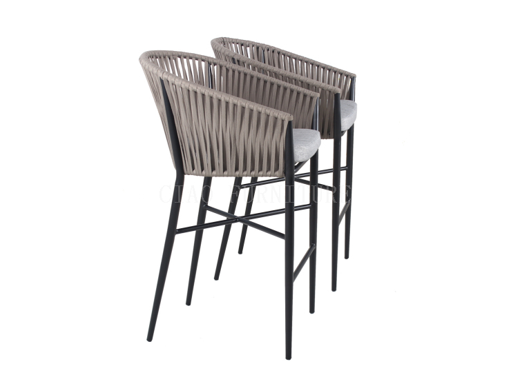 Aluminum outdoor bar furniture chair