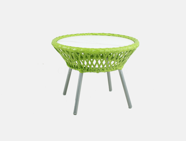 China wicker green round Outdoor bar table manufacturers, wicker green