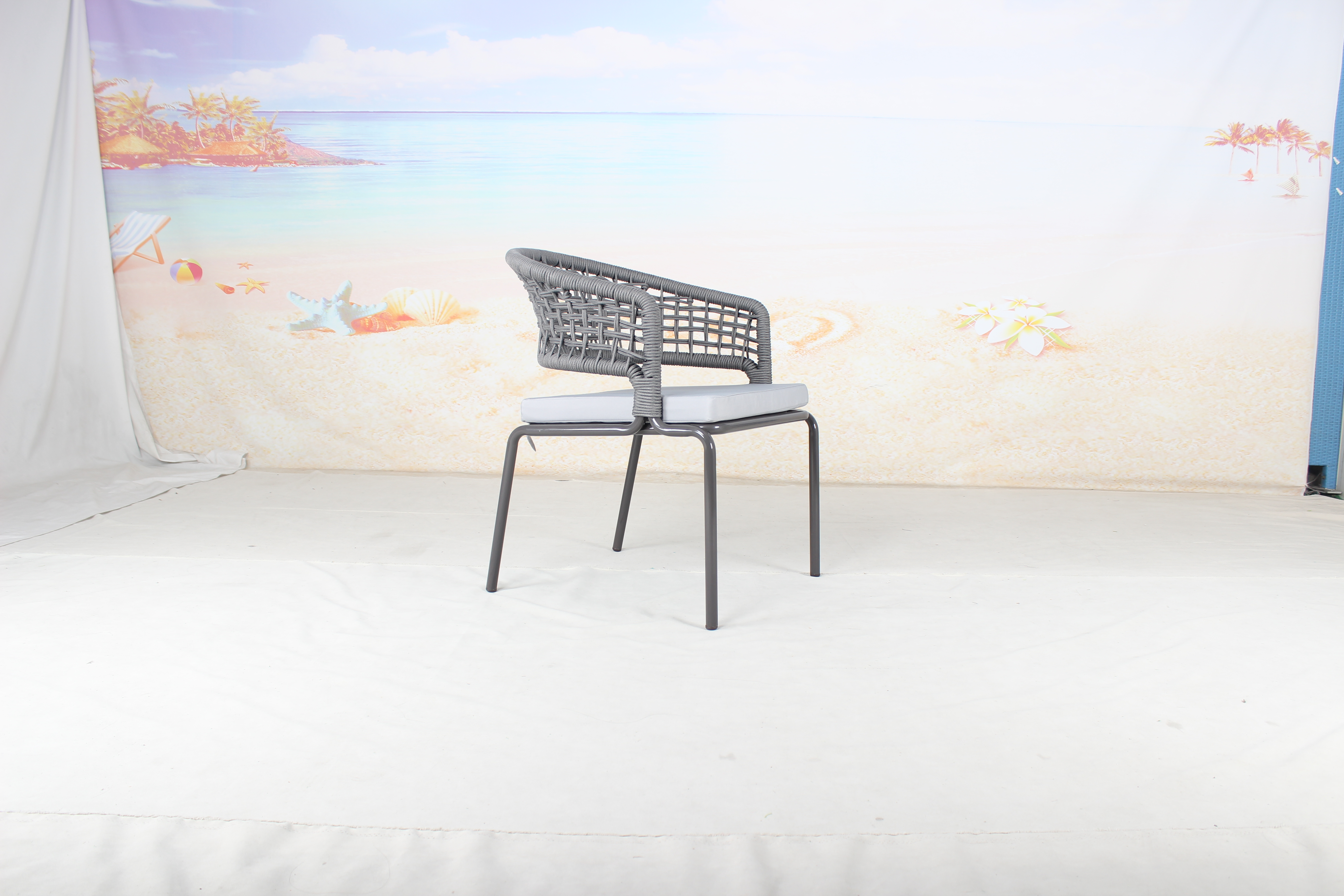 Outdoor balcony patio 3pcs table chairs furniture set