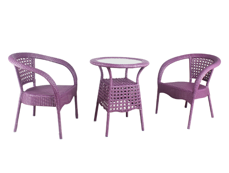 Rattan garden terrace furniture set