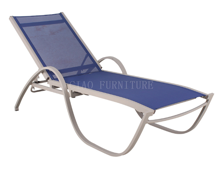 Outdoor patio pool chaise lounge chair