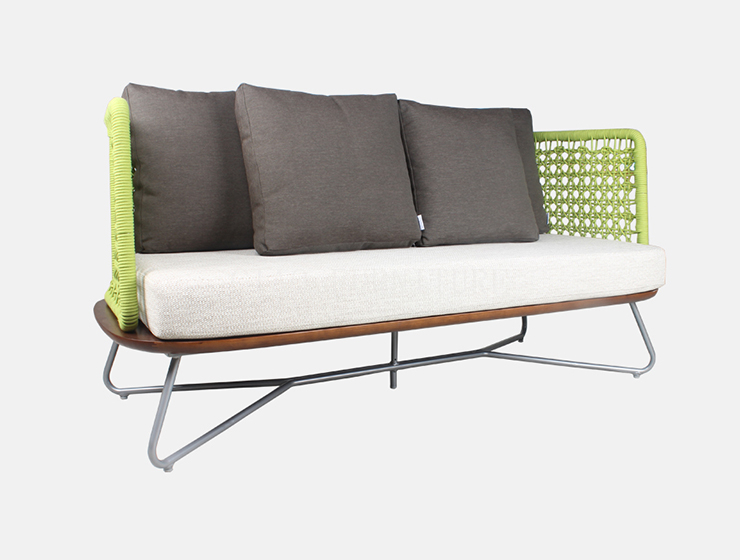 2 seater outdoor rope sofa